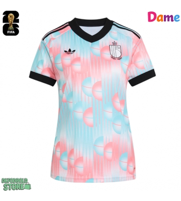 Belgien Replika Udebanetrøje Dame VM 2026 Kortærmet